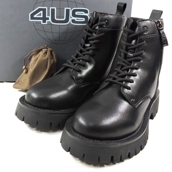 CESARE PACIOTTI 4US  ?? MEN\'S BLACK LEATHER WINTER ANKLE BOOTS main image 3